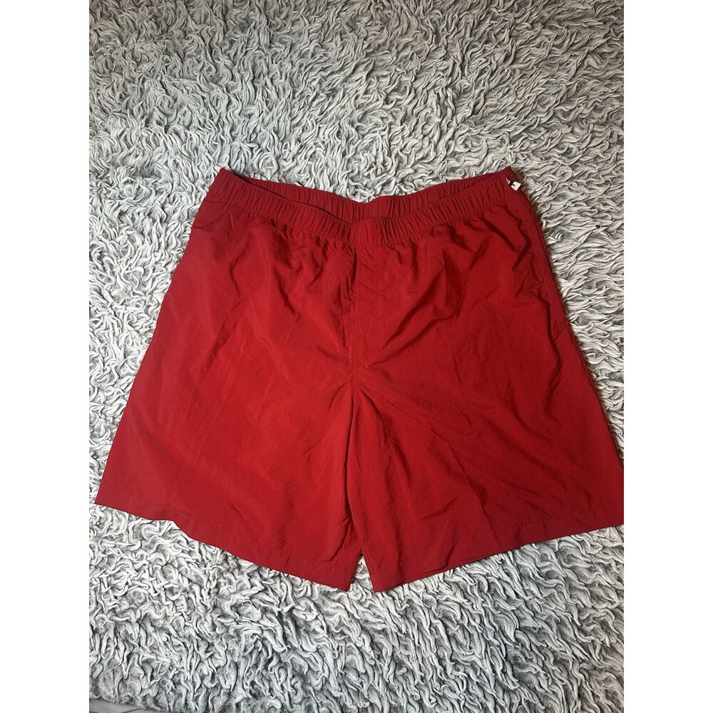 Columbia Omni-Shade Men’s Red Nylon Swim Trunks – Size L